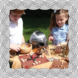Children using Viking materials